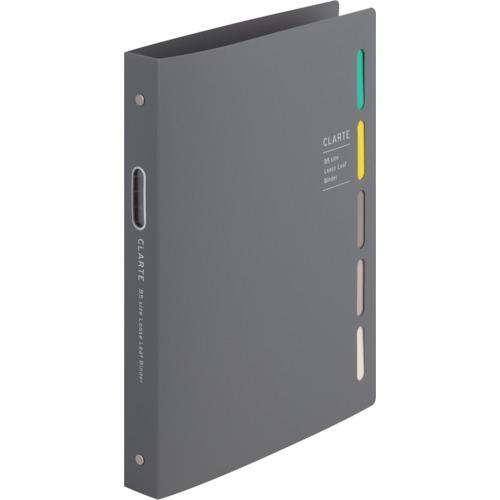 ■maruman B5 バインダー クラルテ グレー〔品番:F31111〕【4056227:0】[店頭受取不可]
