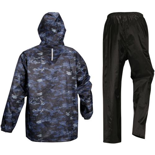 ■カジメイク 3297 ディフェンドレインスーツEX デジカモ S〔品番:329765S〕【4065996:0】[送料別途見積り][店頭受取不可]