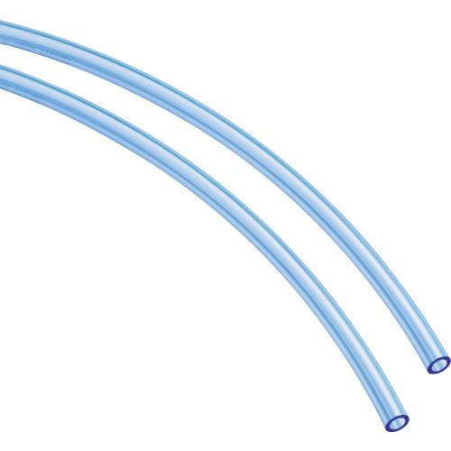 ■PISCO ソフトポリウレタンチューブ クリアブルー 12×8mm 100M〔品番:UC1280100CB〕【4066294:0】[店頭受取不可]