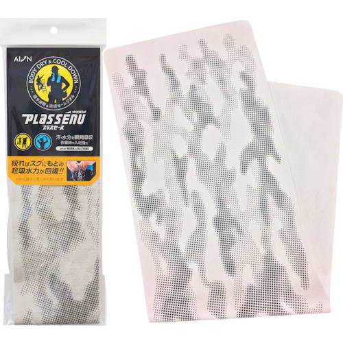 ■AION 吸水セームタオル グレーカモ《48枚入》〔品番:887GY〕【4067926×48:0】[送料別途見積り][掲外取..