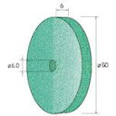 ■ナカニシ ハイパワーホイールゴム砥石 3枚入 φ50×6×穴6 WA #120〔品番:48316〕