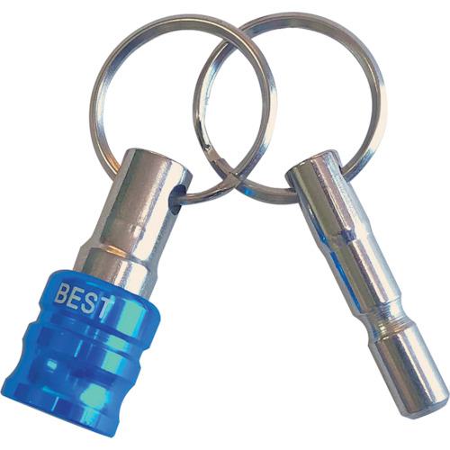 ■ベストツール BEST ビットホルダー キーアダプター付 青〔品番:BTH2B〕【4073952:0】[送料別途見積り]..