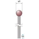 《メーカー》（株）ナカニシ《品番》46851《特長》●滑らかな作業性に加え加工時の跳ね返りもなく安心して作業ができます。《用途》《仕様》●粒度(#):80●形状:球●外径(mm):8●軸径(mm):3●最高使用回転数(rpm):5000●硬さ:ミディアム●色:レッド●全長(mm):94《仕様2》●入数:10本●砥粒:WA《原産国（名称）》日本《材質／仕上》《セット内容／付属品》《注意》《JANコード》4560264482661《本体質量》57.0g※こちらの商品は送料無料対象外です。※「送料無料」と表示されても別途送料が必要となりますのでご注意ください。ナカニシ　ロングハイパワーポリッシャー　10本入　球型　φ8×軸3　WA　＃80〔品番：46851〕[注番:4074525][本体質量：57.0g]《包装時基本サイズ：××》〔包装時質量：〕分類》電動・油圧・空圧工具》研削研磨用品》軸付砥石☆納期情報：取寄管理コード(005) メーカー直送品 (欠品の場合有り)