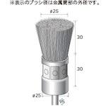 《メーカー》（株）ナカニシ《品番》52217《特長》●各種金属の表面処理加工に最適な高品質のワイヤーブラシです。《用途》●バリ取りからサビ取り、表面クリーニング等に。《仕様》●線径(mm):0.3●毛材:ステンレス●外径(mm):25●毛丈(mm):30●軸径(mm):6●最高使用回転数(rpm):3000《仕様2》●入数:3本《原産国（名称）》日本《材質／仕上》《セット内容／付属品》《注意》●安全のため、保護メガネなど、保護具を必ず着用してください。●最高使用回転速度以下で使用してください。●ご使用に際しては、必ず回転調整付きの精密電動工具をご使用ください。エアーツールは使用不可です。《JANコード》4560264489462《本体質量》444.0g※こちらの商品は送料無料対象外です。※「送料無料」と表示されても別途送料が必要となりますのでご注意ください。ナカニシ　ステンレスブラシ　エンド　3本入　φ25×30×軸φ6　線φ0．3〔品番：52217〕[注番:4075813][本体質量：444.0g]《包装時基本サイズ：90.00×100.00×70.00》〔包装時質量：480.0g〕分類》電動・油圧・空圧工具》研削研磨用品》軸付ブラシ☆納期情報：取寄管理コード(005) メーカー直送品 (欠品の場合有り)