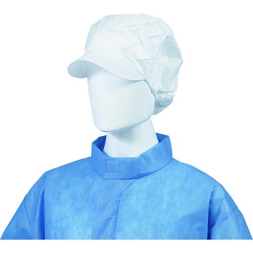 ■アイテックス 帯電帽 つば付 L 20枚入《10袋入》〔品番:CCAPL1〕【4092419×10:0】[法人・事業所限定][..