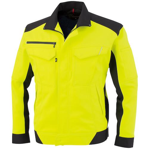 ■コーコス ブルゾン 21 Fイエロー5L 〔品番:A8180215L〕【4098176:0】[送料別途見積り][掲外取寄][店頭受取不可]