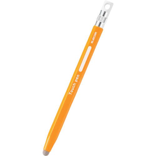 《メーカー》エレコム（株）《品番》P-TPENSEYL《特長》●鉛筆と同じ六角形なので転がりにくく、持ちやすい形状となっています。《用途》●鉛筆と同じように親指、人差し指、中指の3点で軸を捉えられる、持ちやすい子ども向け鉛筆型タッチペンです。《仕様》●色:イエロー《仕様2》●外形寸法:長さ約120mm×ペン径約7mm、ペン先約5mm《原産国（名称）》中国《材質／仕上》●ペン先:導電繊維、本体:アルミニウム《セット内容／付属品》《注意》●※フィルムの種類によっては、操作時にこすれ音が生じたり、ペンの反応が悪くなったりすることがあります。●※特定のアプリ/ソフトをご使用の際に、専用タッチペンのみでの描写設定をされている場合はご使用できない場合があります。《JANコード》4549550245944《本体質量》0.037kgエレコム　タッチペン　六角鉛筆型　ストラップホール付　導電繊維　ペン先交換可能　イエロー〔品番：P-TPENSEYL〕[注番:4103649][本体質量：0.037kg]《包装時基本サイズ：70.00×15.00×180.00》〔包装時質量：0.037kg〕分類》オフィス・住設用品》OA用品》スマートフォン・タブレット用品☆納期情報：取寄管理コード(009) メーカー直送品【法人限定＝会社名ご記入お願い致します。】