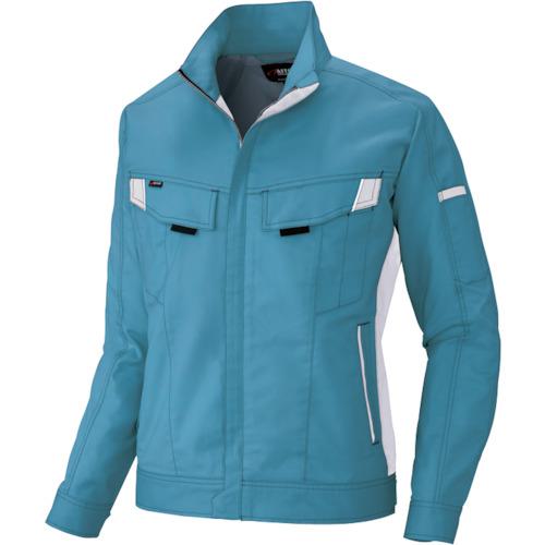 ■アイトス ムービンカット 長袖ブルゾン(男女兼用)AZ6801 ロイヤルブルー×シルバーグレー SS〔品番:AZ6801007SS〕【4136010:0】[送料別途見積り][掲外取寄][店頭受取不可](4)