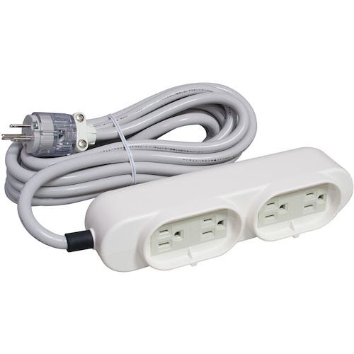 ■明工 病院用接地タップKEタイプS-VCT3m 医用プラグ付 (チョコ)〔品番:MR7548TD3C〕【4147070:0】[送料別途見積り][掲外取寄][店頭受取不可]