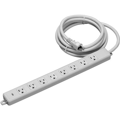 ■明工 横形OA用接地タップ8コ口 ランプ、マグネット付 VCT3m接地プラグ付 グリップ、ブッシング付〔品..