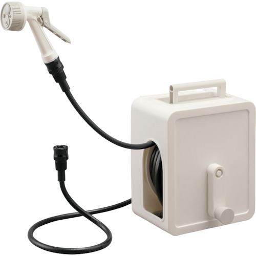 ■IRIS 291560 フルカバーコンパクトホースリール15m ホワイト〔品番:FCH15MW〕【4149273:0】[店頭受取..