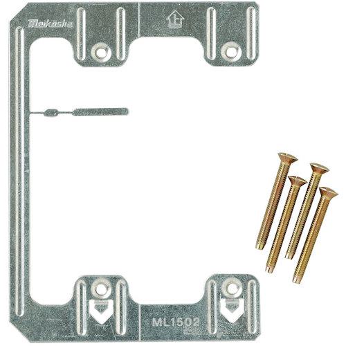 ■明工 NDG4363 ボード押さえ金具(2連用) 壁厚 7~24mm〔品番:MX001777〕【4162761:0】[送料別途見積り][..