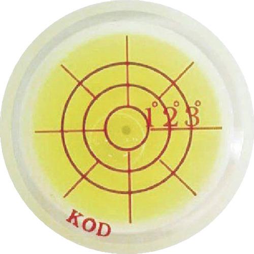 ■KOD 角度計付丸型アイベル水平器 INC-R〔品番:INCR37〕【4170075:0】[店頭受取不可]