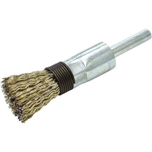 ■クロダブラシ 筒型 真鍮メッキ鋼線 15x6 スプリング〔品番:04000308〕【4170428:0】[送料別途見積り][..