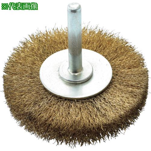 ■クロダブラシ 軸付ホイル 真鍮0.15 75x6〔品番:06102106〕【4172016:0】[送料別途見積り][掲外取寄][店頭受取不可]