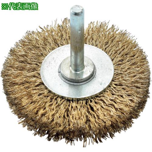 ■クロダブラシ 軸付ホイル 真鍮メッキ鋼線0.25 38x6〔品番:06101152〕【4172069:0】[送料別途見積り][掲外取寄][店頭受取不可]