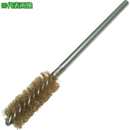 ■クロダブラシ ミドルネジリWW 真鍮0.15 10x40x100x6SUS〔品番:05113130〕【4179851:0】[送料別途見積り][掲外取寄][店頭受取不可]