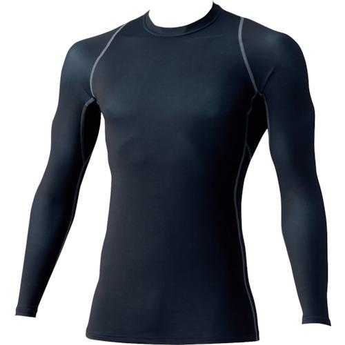 ■快適ウェア クールコンプレッション 4L ブラック《5着入》〔品番:2854L20〕【4197420×5:0】[送料別途見積り][掲外取寄][店頭受取不可]