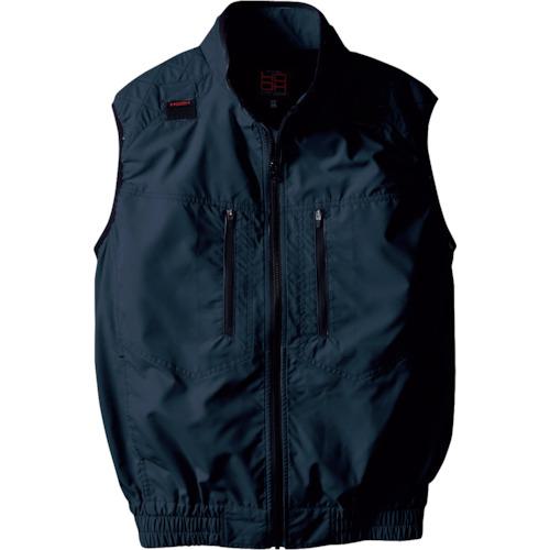 ■HOOH 快適ウェア フルハーネス対応冷感ベスト 4L ネイビー〔品番:V55994L1〕【4219485:0】[送料別途見積り][掲外取寄][店頭受取不可]