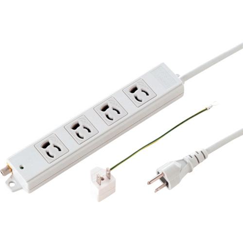 ■SANWA 抜け止めタップ〔品番:TAP5431MGN25〕【4220691:0】[法人・事業所限定][外直送元][店頭受取不可]