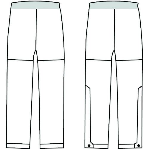 ■アイトス ディアプレックス レインパンツ ブラック L〔品番:56302010L〕【4222857:0】[店頭受取不可]