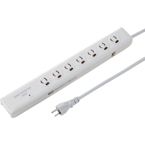 ■SANWA 高性能雷ガードタップ〔品番:TAPSP312TEL〕【4223988:0】[法人・事業所限定][外直送元][店頭受取不可]