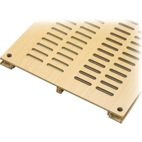 ■DAIKEN フロア換気口 アルミタイプ 自動換気調整板固定付木目 蓋幅200×300mm〔品番:B5DA300LW〕【4236..