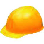 ■SHOWA ヘルメット アメリカンタイプ イエロー〔品番:BA303FBT〕【4246384:0】[送料別途見積り][掲外取寄][店頭受取不可]