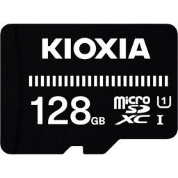 ■キオクシア ベーシックmicroSDメモリカード 128GB KMUB-A128G〔品番:1001290KMUBA128G〕【4247808:0】[店頭受取不可]