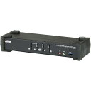 ■ATEN USB3.0ハブ搭載DCI4K対応4ポートUSBDisplayPortMSTKVMPスイッチ〔品番:CS1924M〕【4250458:0】[送料別途...