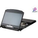 ■ATEN KVMドロワー4ポート/USBHDMI画面分割機能/18.5LCD/1,920x1,080/ロングレール〔品番:CL3884NWJJL〕【42506...