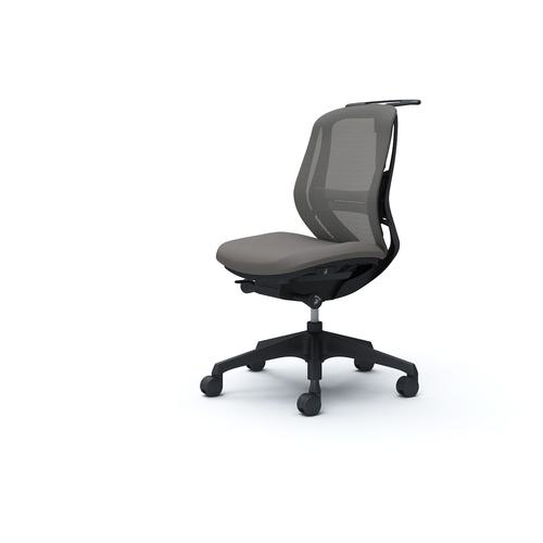 ■OKAMURA シルフィー 肘なし 背メッシュ ロー ブラックボディ ハンガー有 ランバー有 樹脂脚〔品番:C632XSFMR2〕【4267582:0】[送料別途見積り][法人・事業所限定][外直送][店頭受取不可](3)