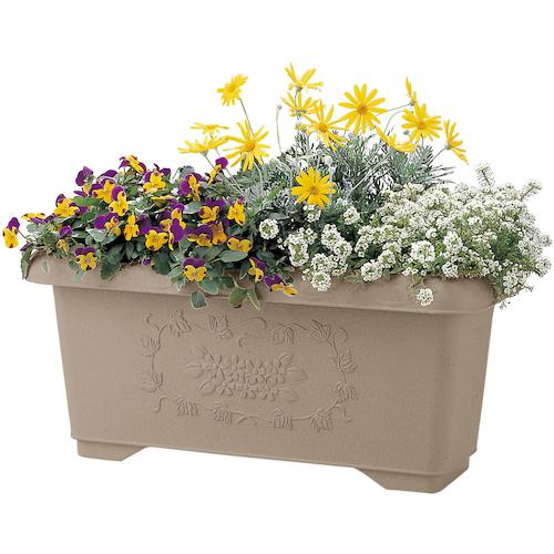 ■リッチェル ハナール 深型プランター 60型 BR《14個入》〔品番:71892〕【4282549×14:0】[送料別途見積..