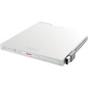 ■BUFFALO USB3.2(Gen1)対応 ポータブルBDドライブ 再生/書込ソフト添付 ホワイト〔品番:BRXLPT6U3WHE〕【4282679:0】[...