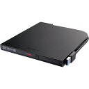 ■バッファロー USB3.2(Gen1)ポータブルDVDドライブ Type-Cケーブル/再生・書込みソフト添付〔品番:DVSMPTC8U3BKB〕【4284238:0】[店頭受取不可]