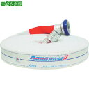 ■IWA 散水/消防用 1.3MPa ホース ゴルフ (内面ゴム引き)アルミ製町野式金具付(アルミ加締)〔品番:01GLF6505AK〕【4284490:0】[...