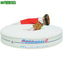 ■IWA 散水/消防用 1.3MPa ホース ゴルフ (内面ゴム引き)黄銅製町野式金具付(アルミ加締)〔品番:01GLF2505BK〕【4287571:0】[送...