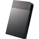 ■BUFFALO USB3.1(Gen1)対応 耐衝撃ポータブルHDD 2TB ブラック〔品番:HDPZF2.0U3BKA〕【4290549:0】[送料別途見積...