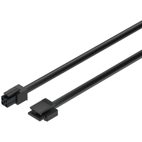 ■HAFELE LOOX モジュラーケーブル 黒 2000MM〔品番:833.89.142〕【4292034:0】[送料別途見積り][掲外取..