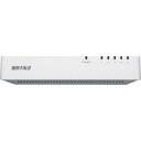 ■BUFFALO 10/100Mbps対応 スイッチングHub プラスチック筐体/電源内蔵モデル 5ポート ホワイト〔品番:LSW4TX5NPWHD〕【4292...