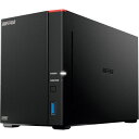 ■BUFFALO リンクステーション SOHO向け LS720DNB ネットワークHDD 2ベイ 8TB〔品番:LS720DN0802B〕【4292148:0】...