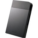 ■BUFFALO ICカード対応MILスペック 耐衝撃ボディー防雨防塵ポータブルHDD 2TB ブラック〔品番:HDPZN2.0U3B〕【4293628:0】[...