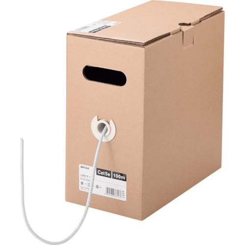 ■BUFFALO Cat5e LANケーブル 100m 単線 ホワイト〔品番:BL5E1000WH〕【4299827:0】[送料別途見積り][掲..