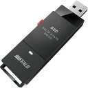 ■BUFFALO USB3.2(Gen1) ポータブルSSD 500GB スティック型〔品番:SSDPUT500U3BKC〕【4299943:0】[店頭受取不可...