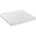 ■BUFFALO USB2.0対応 ポータブルDVDドライブ 再生/書込ソフト添付 ホワイト〔品番:DVSMPLS8U2WHB〕【4305378:0】[送料別途...