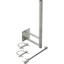 ■BUFFALO 〈AirStation Pro〉 屋外アンテナ専用 取付金具(ベランダ設置タイプ)〔品番:WLEKGVPA〕【4305522:0】[送料別途見...