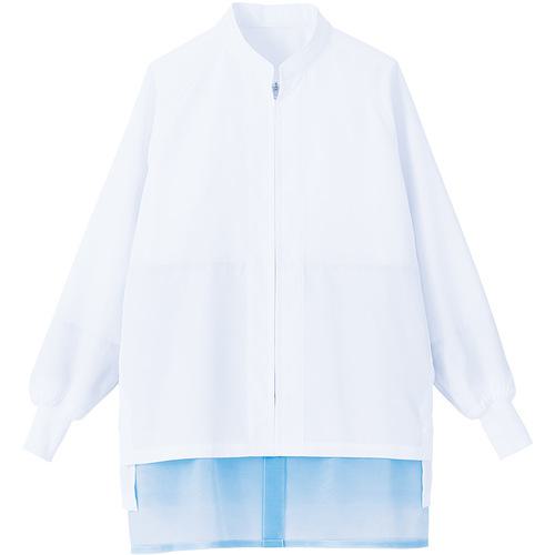 ■サンペックス Suzumi DRY 男女兼用長袖コート ホワイト〔品番:SZ421WL〕【4306586:0】[法人・事業所限..