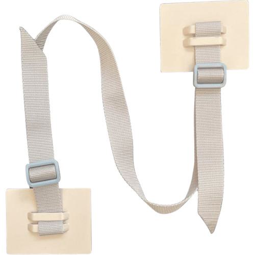 ■ティーエフサービス 家具・書庫転倒防止粘着金具 ティープレートベルトタイプロング2個入り 強度約360kg(2個使用時)〔品番:TPB7090GL〕【4321993:0】[店頭受取不可]