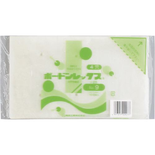 ■福助 ボードンレックス#25NO.9 4穴 100枚入《80袋入》〔品番:0450588〕【4325163×80:0】[送料別途見積..