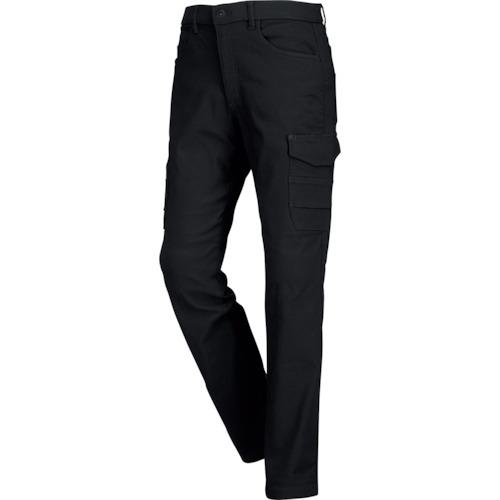 ■カジメイク 激ラクストレッチ防寒パンツ ブラック 3L〔品番:8291913L〕【4344562:0】[送料別途見積り][掲外取寄][店頭受取不可]